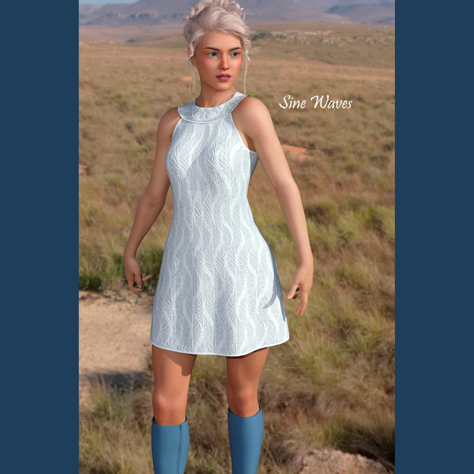 Artisan Leather Add-On for A97's Leather Dress for Genesis 8 and 8.1 Female by N/A