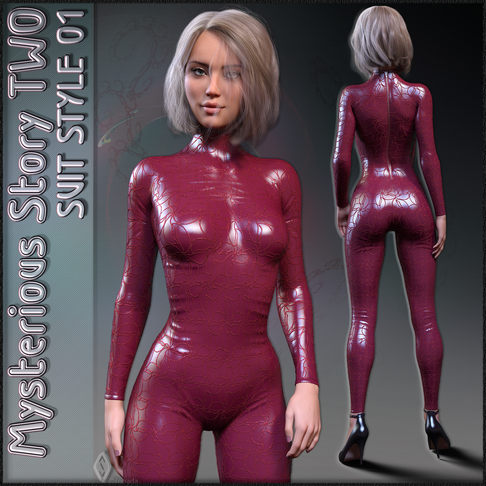 Mysterious Story Two Suit Style 01 for Genesis 8 and 8.1 by N/A
