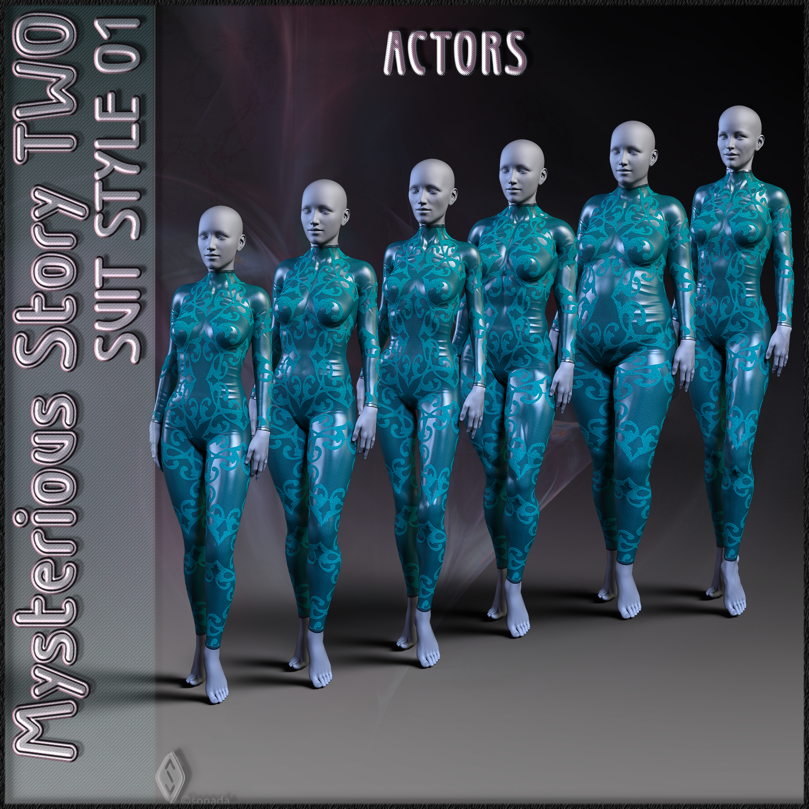 Mysterious Story Two Suit Style 01 for Genesis 8 and 8.1 by N/A