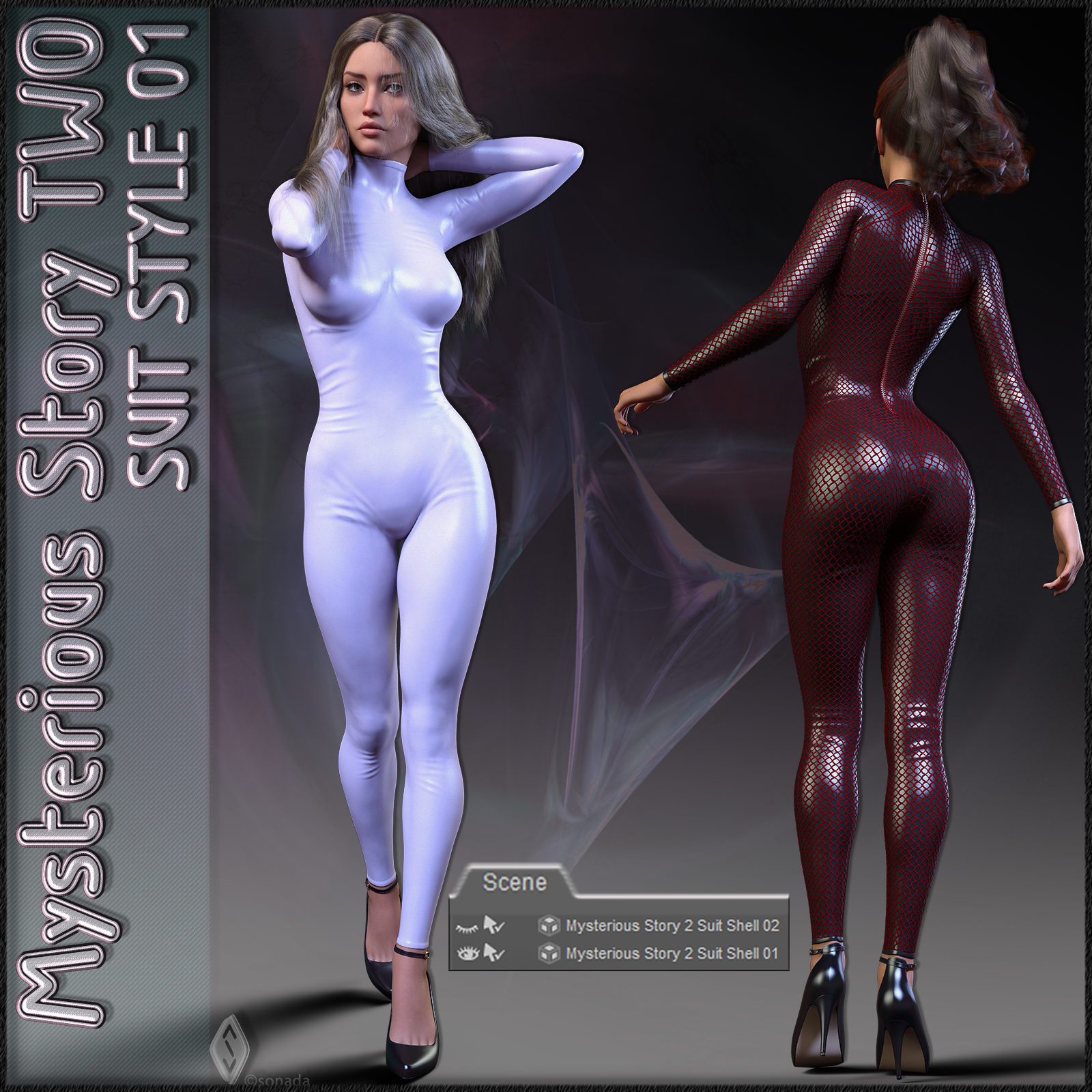 Mysterious Story Two Suit Style 01 for Genesis 8 and 8.1 by N/A