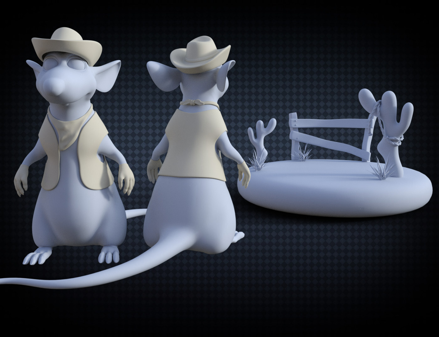 Western Outfit for Jolly Mouse by N/A