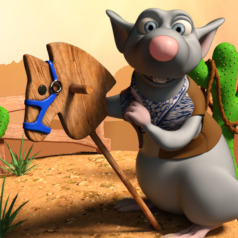 Western Outfit for Jolly Mouse by N/A