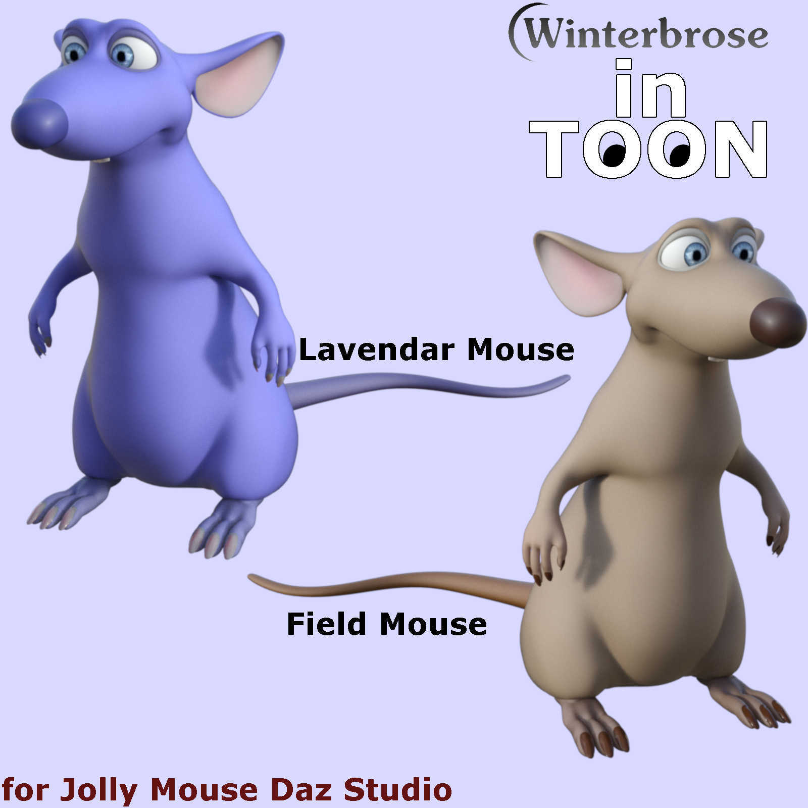 in-TOON Styles for Jolly Mouse in Daz Studio by N/A
