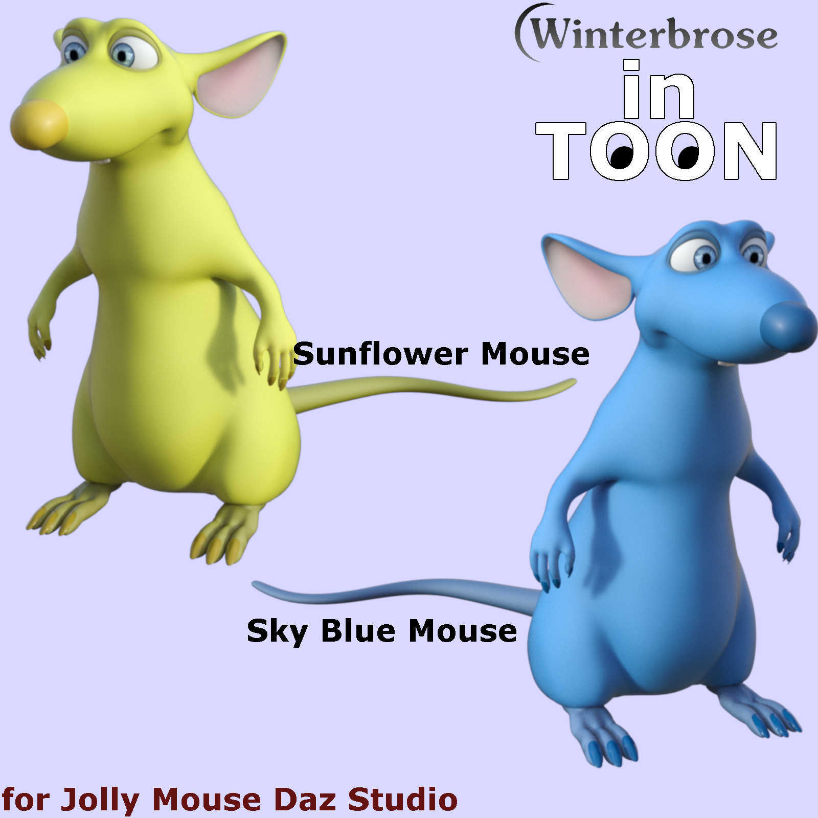 in-TOON Styles for Jolly Mouse in Daz Studio by N/A