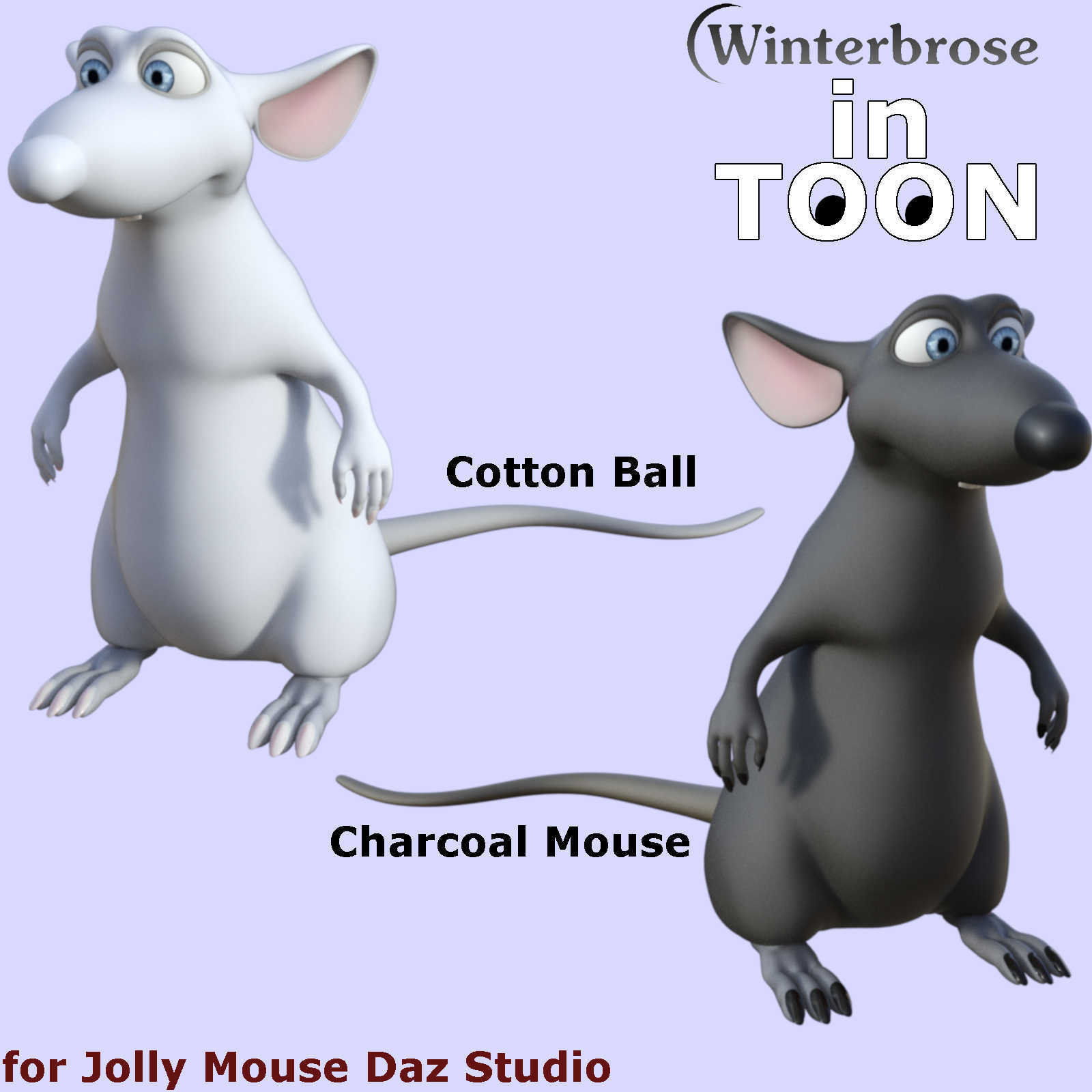 in-TOON Styles for Jolly Mouse in Daz Studio by N/A