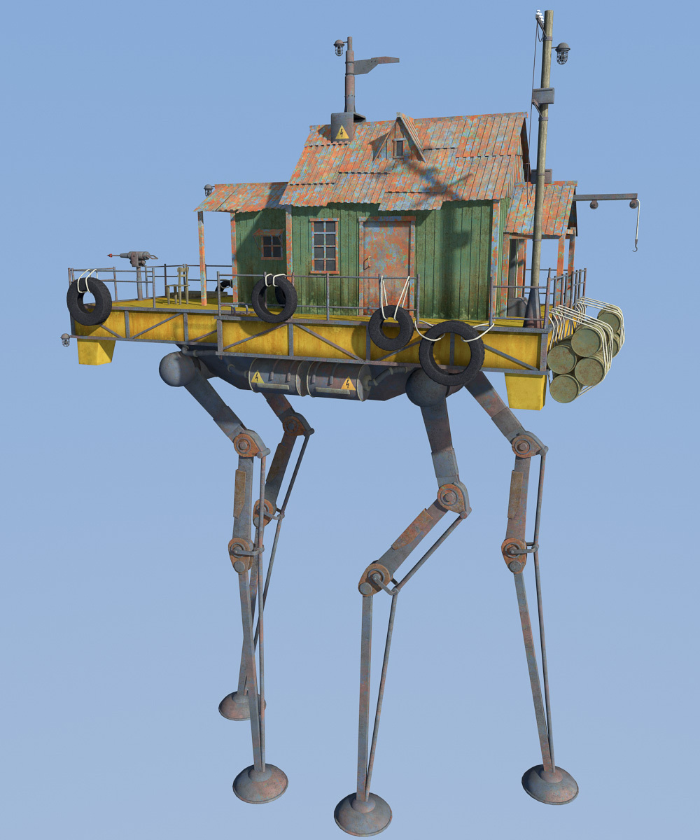 Swamp Hunters House for Daz Studio by N/A