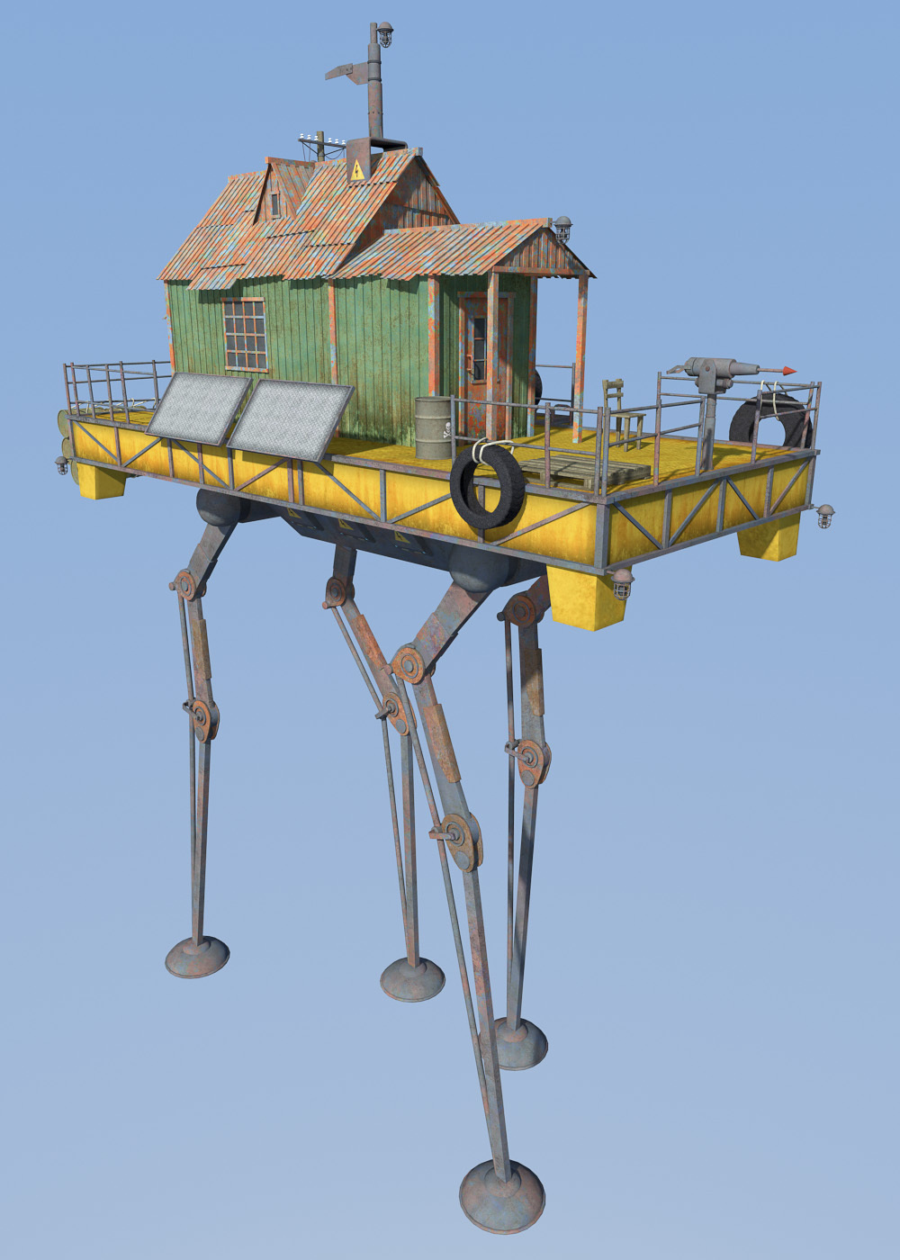 Swamp Hunters House for Daz Studio by N/A
