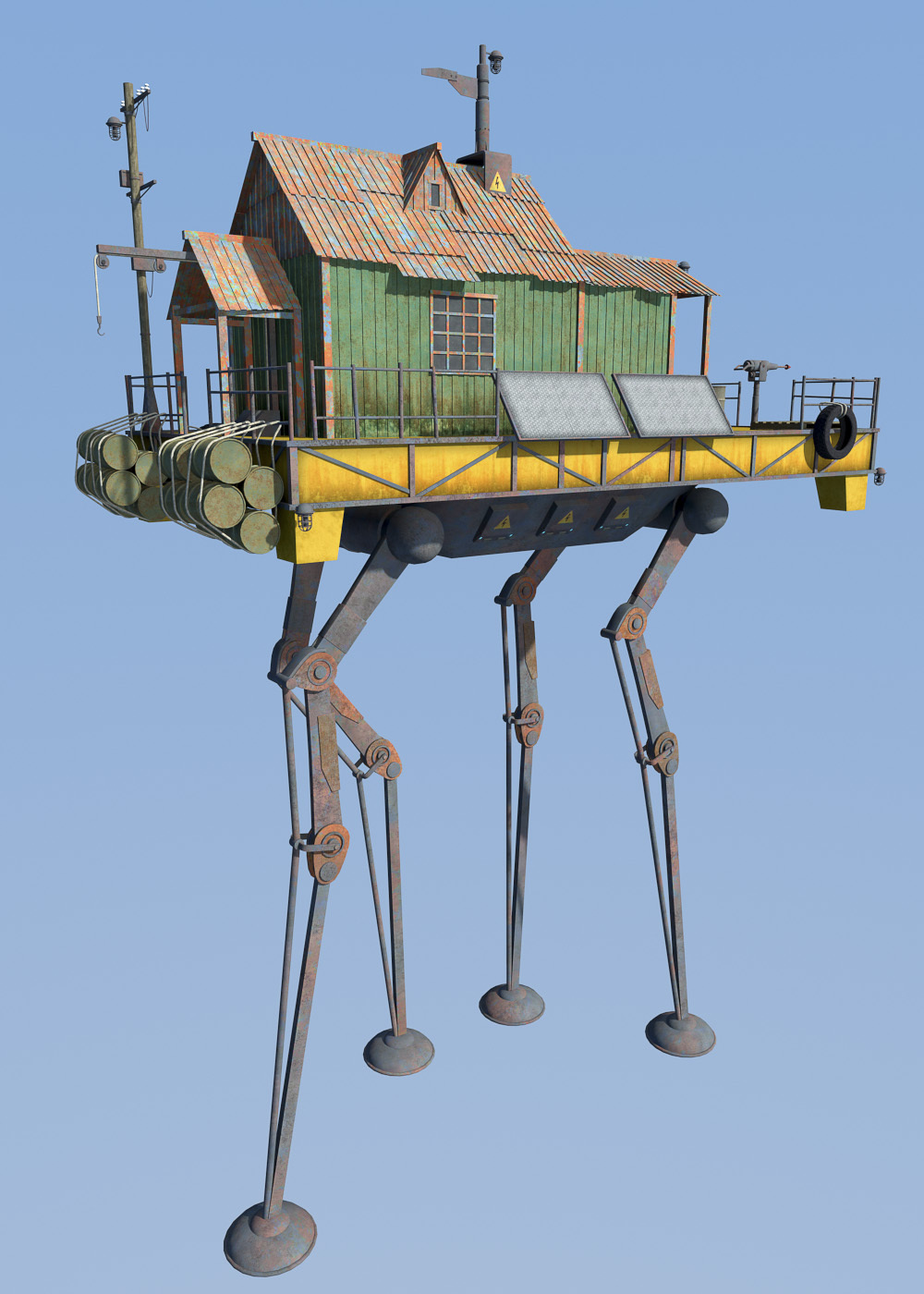 Swamp Hunters House for Daz Studio by N/A