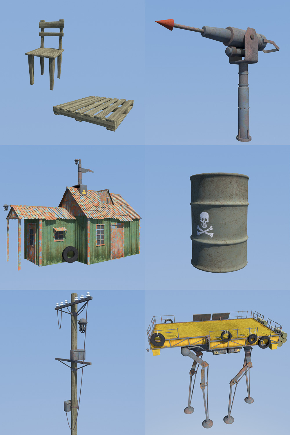Swamp Hunters House for Daz Studio by N/A