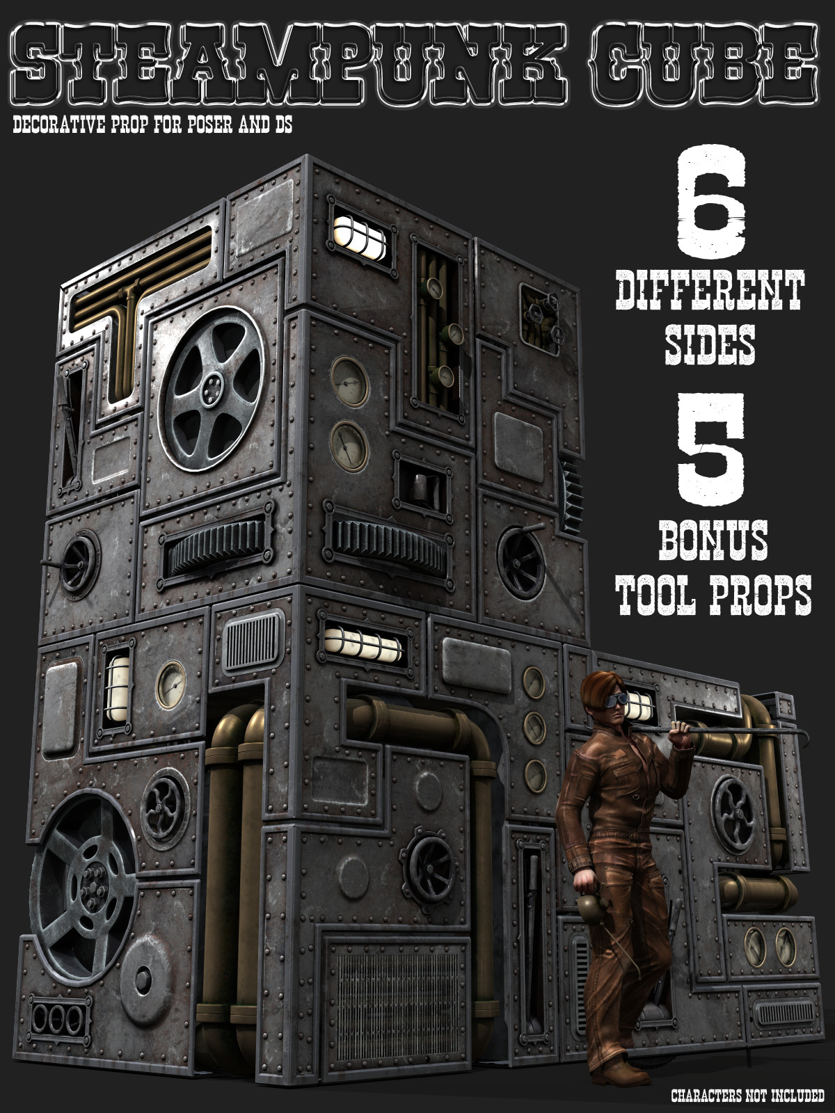 Steampunk Cube by N/A