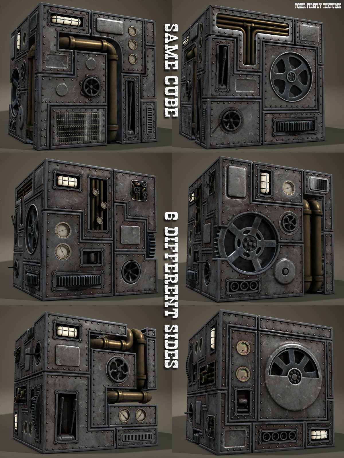 Steampunk Cube by N/A