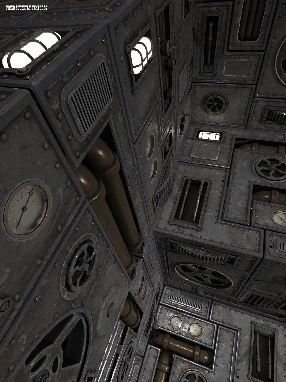 Steampunk Cube by N/A