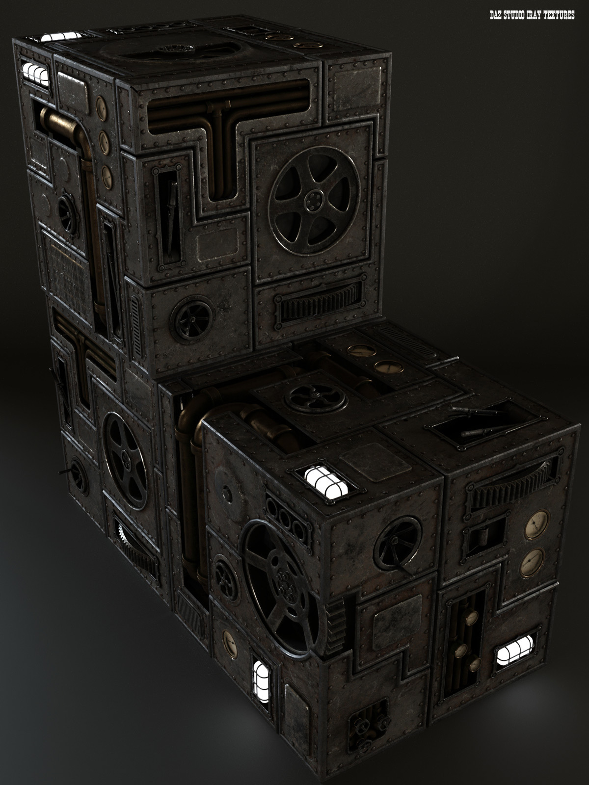 Steampunk Cube by N/A