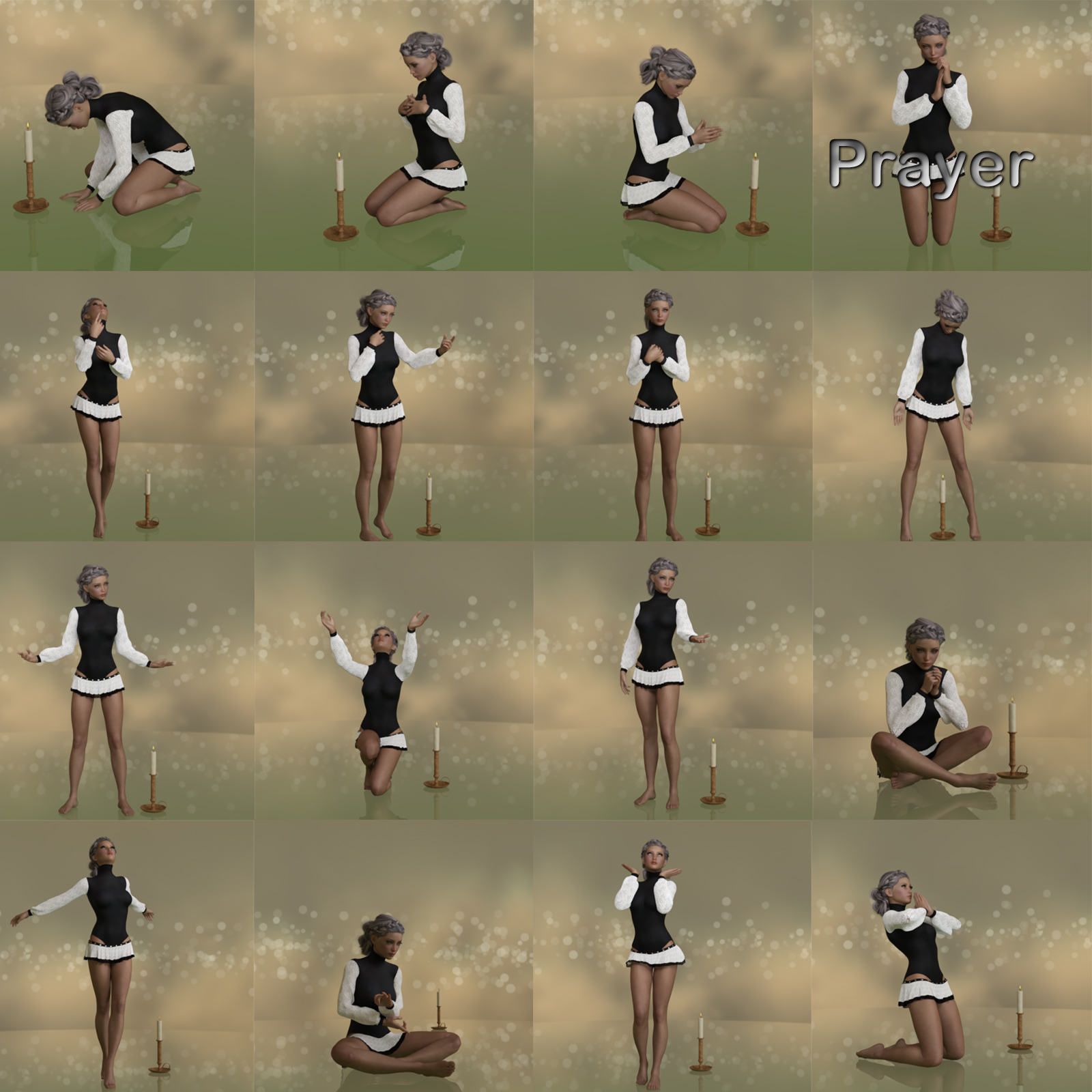 Prayer- Poses for Genesis 8 Female by N/A