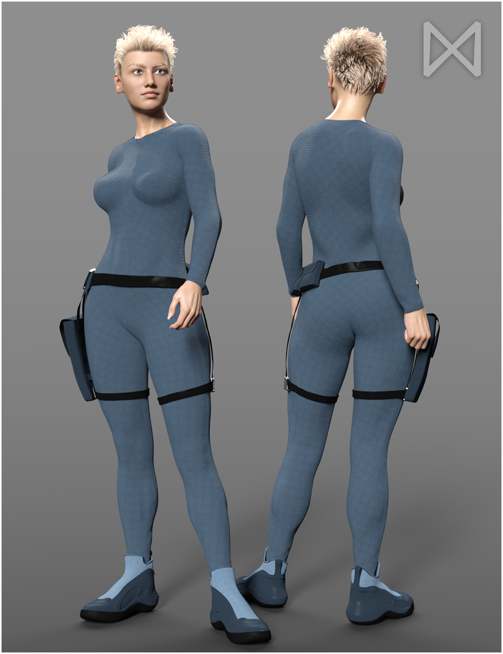 Spacefarer Bodysuit for G8F - dForce by N/A