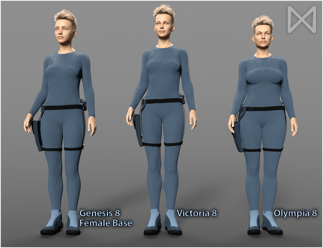 Spacefarer Bodysuit for G8F - dForce by N/A