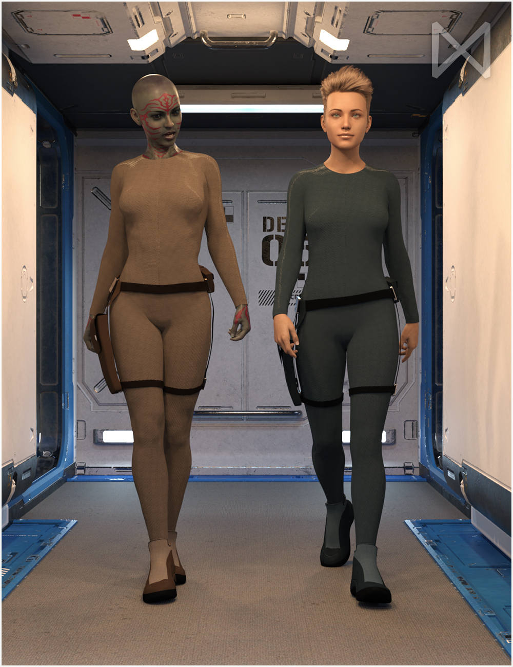 Spacefarer Bodysuit for G8F - dForce by N/A