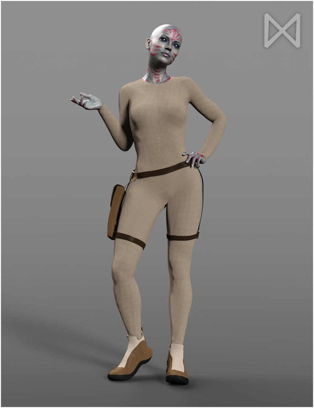 Spacefarer Bodysuit for G8F - dForce by N/A