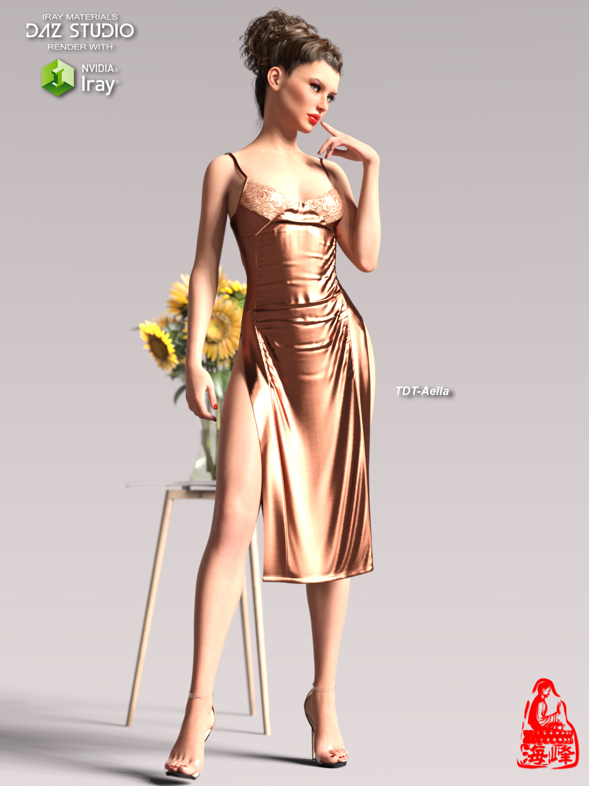 dForce Sexy Sleepwear for Genesis 8 and 8.1 Female(s) by N/A
