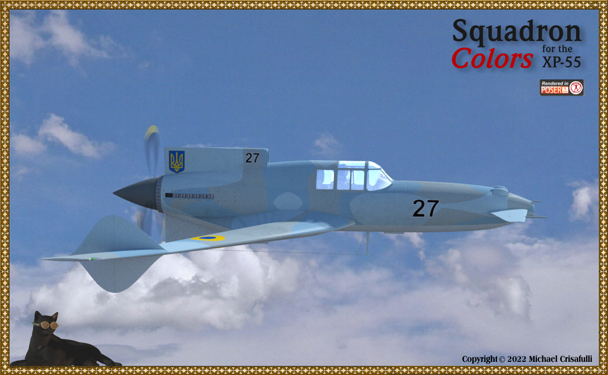 XP-55 Squadron Colors by N/A