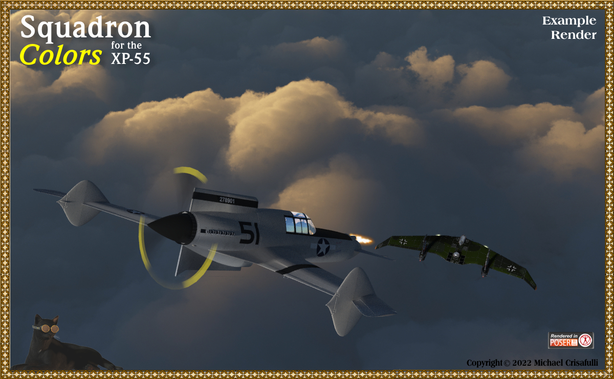 XP-55 Squadron Colors by N/A