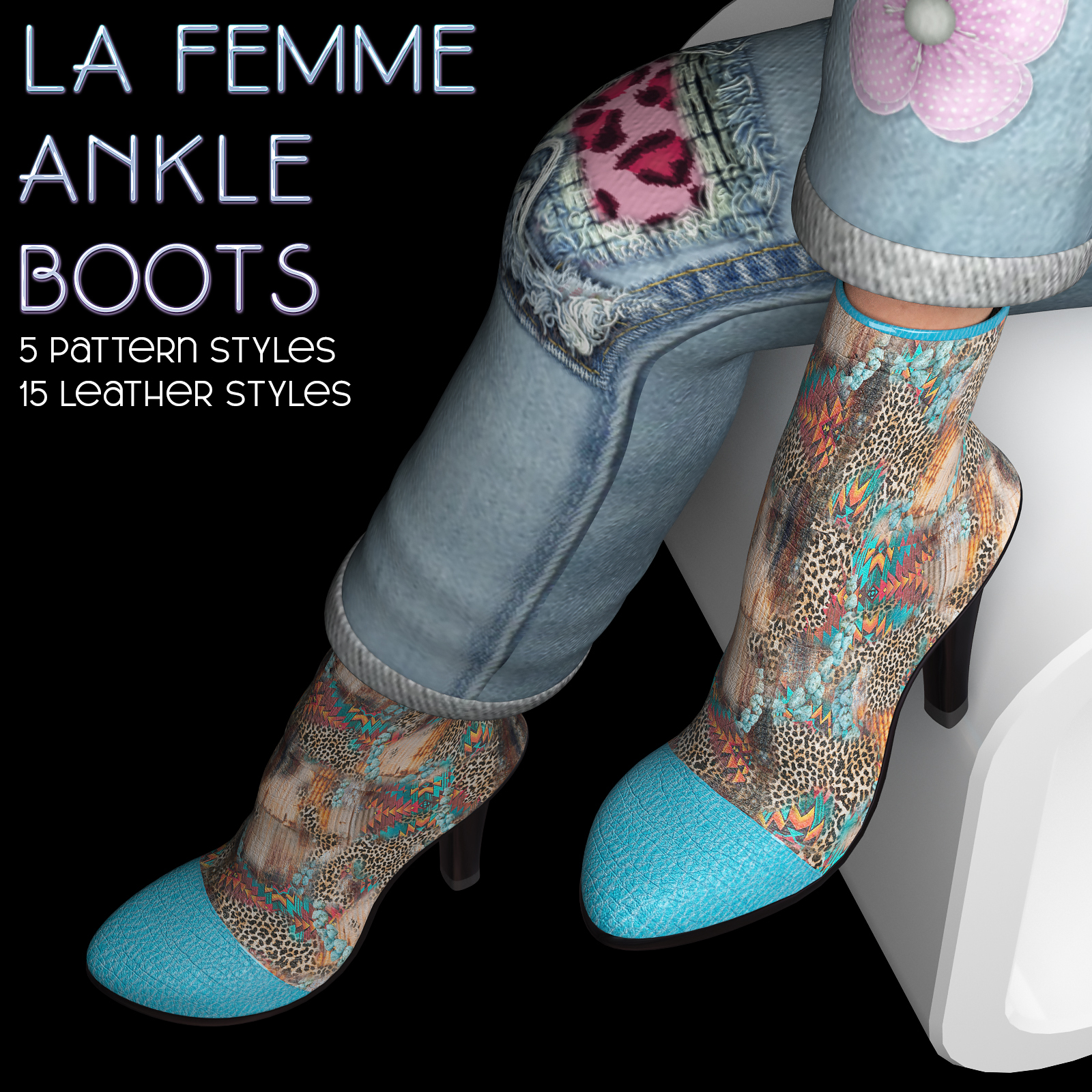 La Femme Ankle Boots-2 by N/A