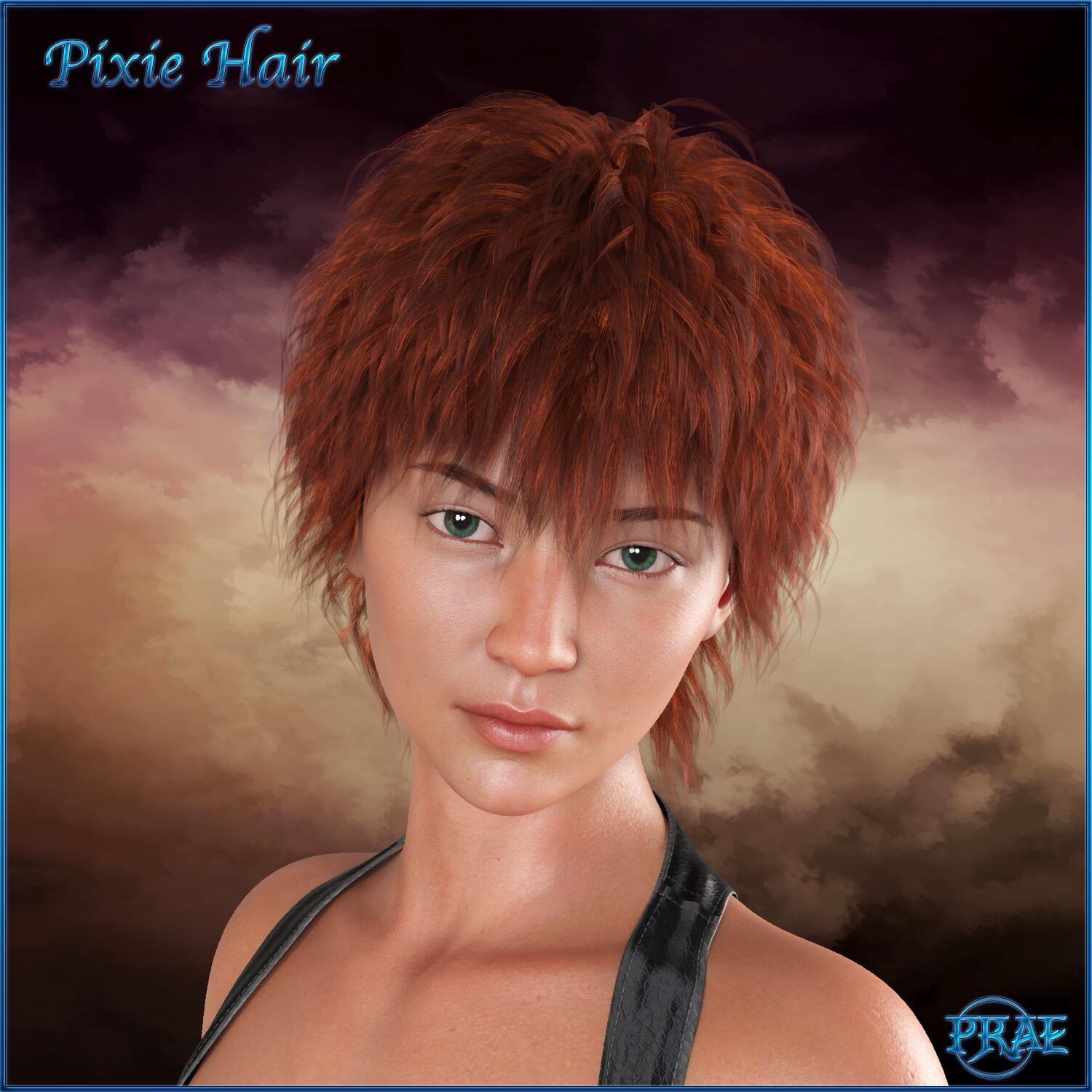 Prae-Pixie Hair For G8 Daz by N/A