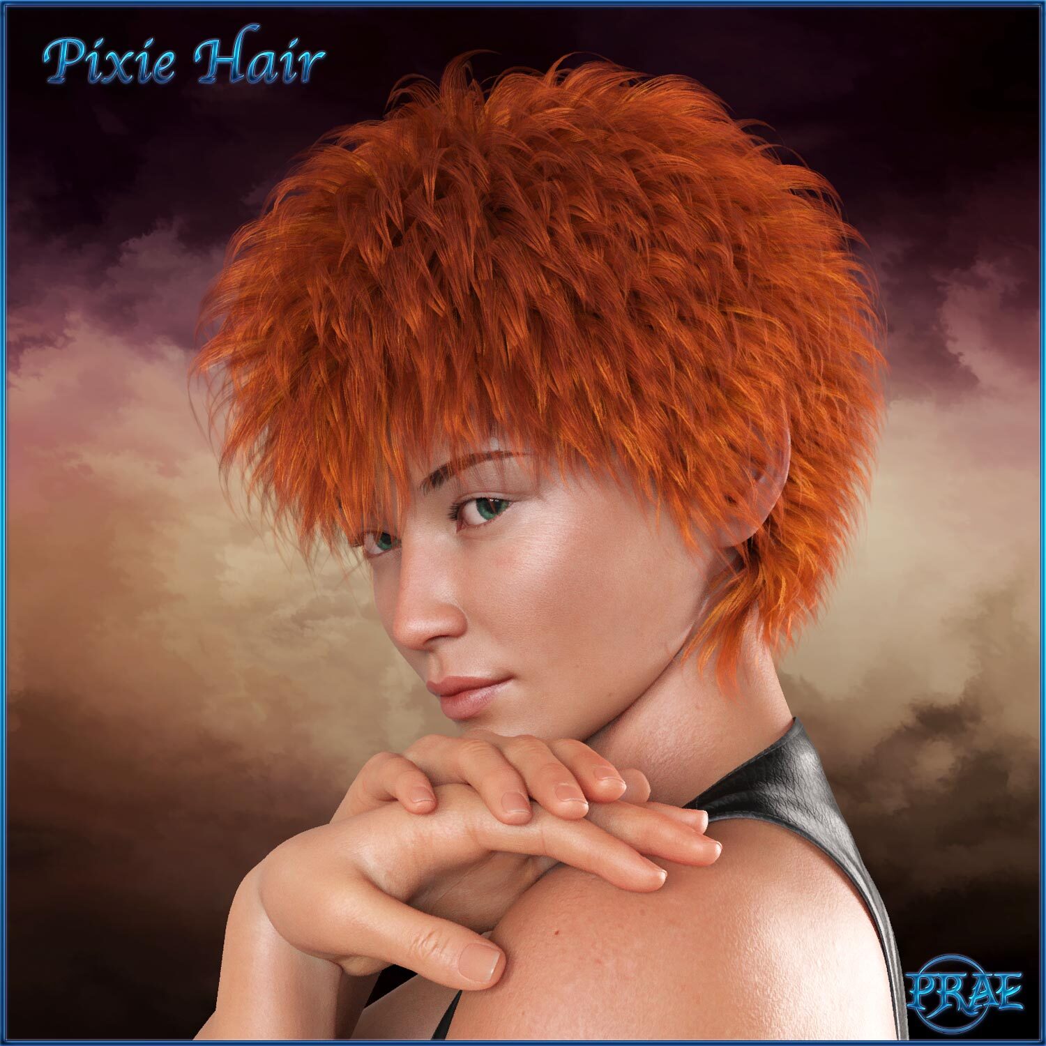 Prae-Pixie Hair For G8 Daz by N/A