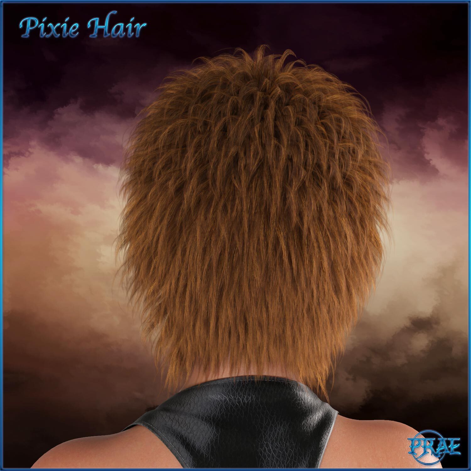 Prae-Pixie Hair For G8 Daz by N/A