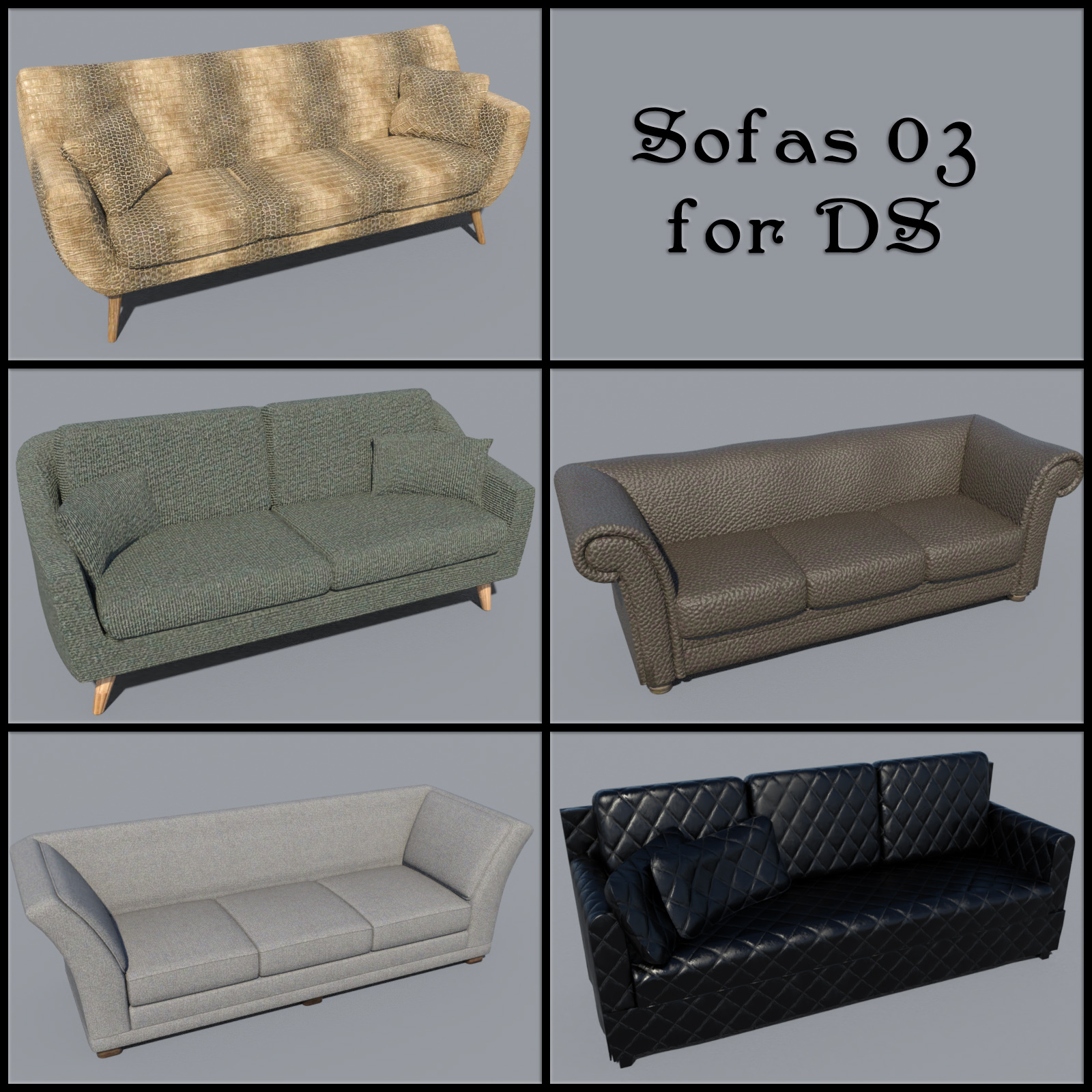 All Props Sofas 03 For DS by N/A