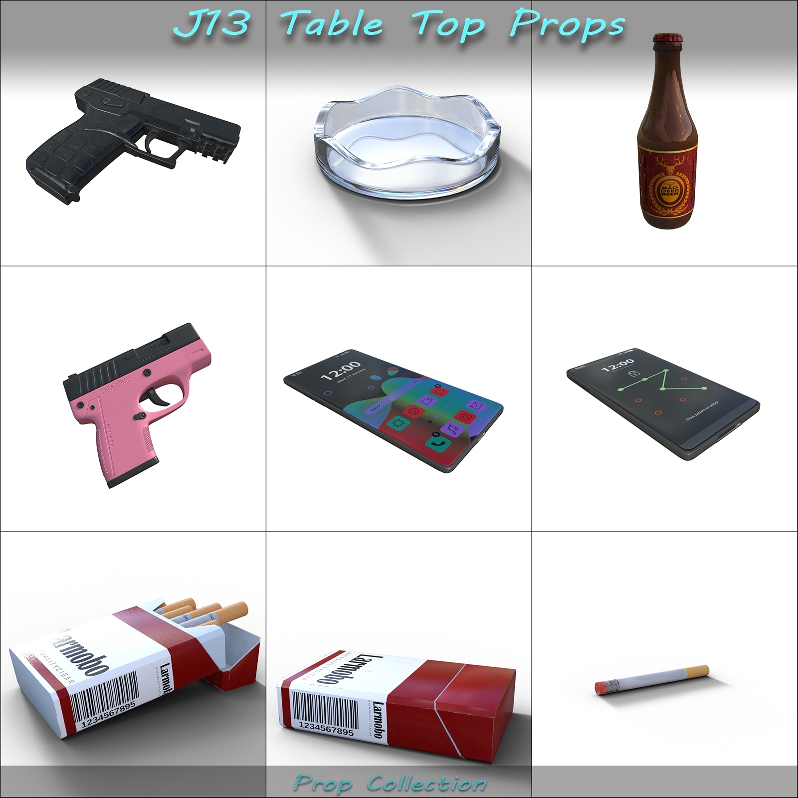 J13 Table Top Props by N/A