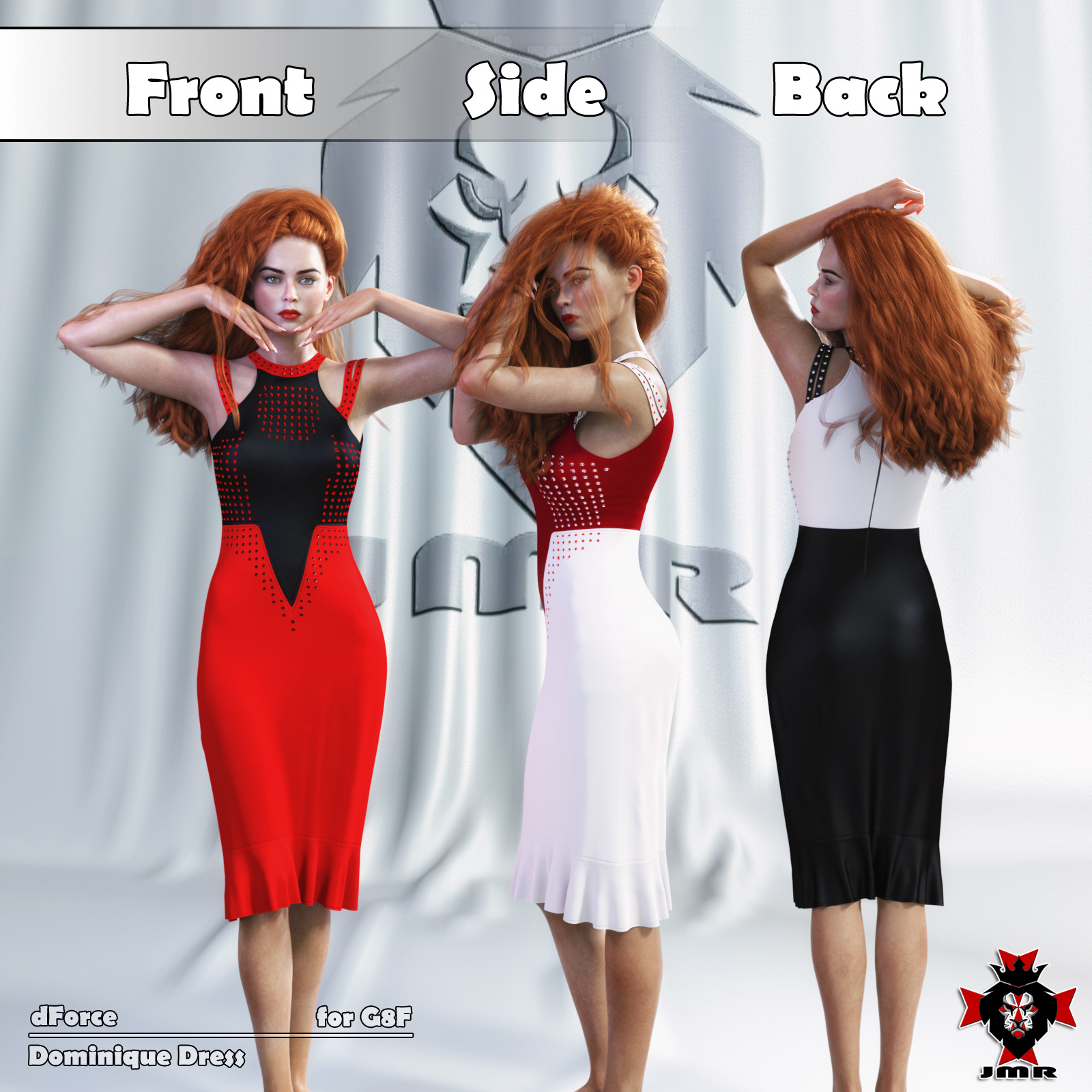 JMR dForce Dominique Dress for G8F by N/A