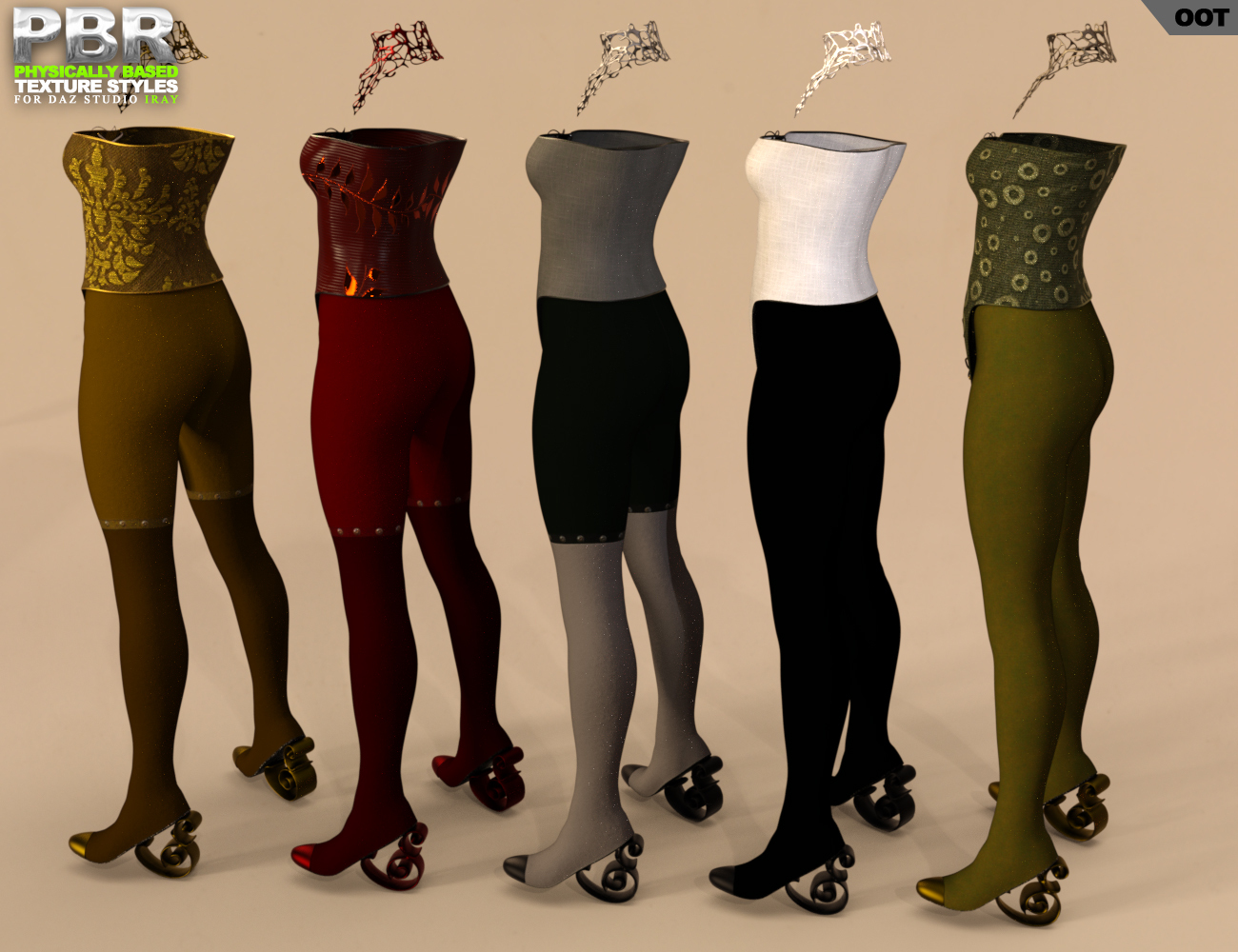 OOT PBR Texture Styles for Sophia Outfit by N/A
