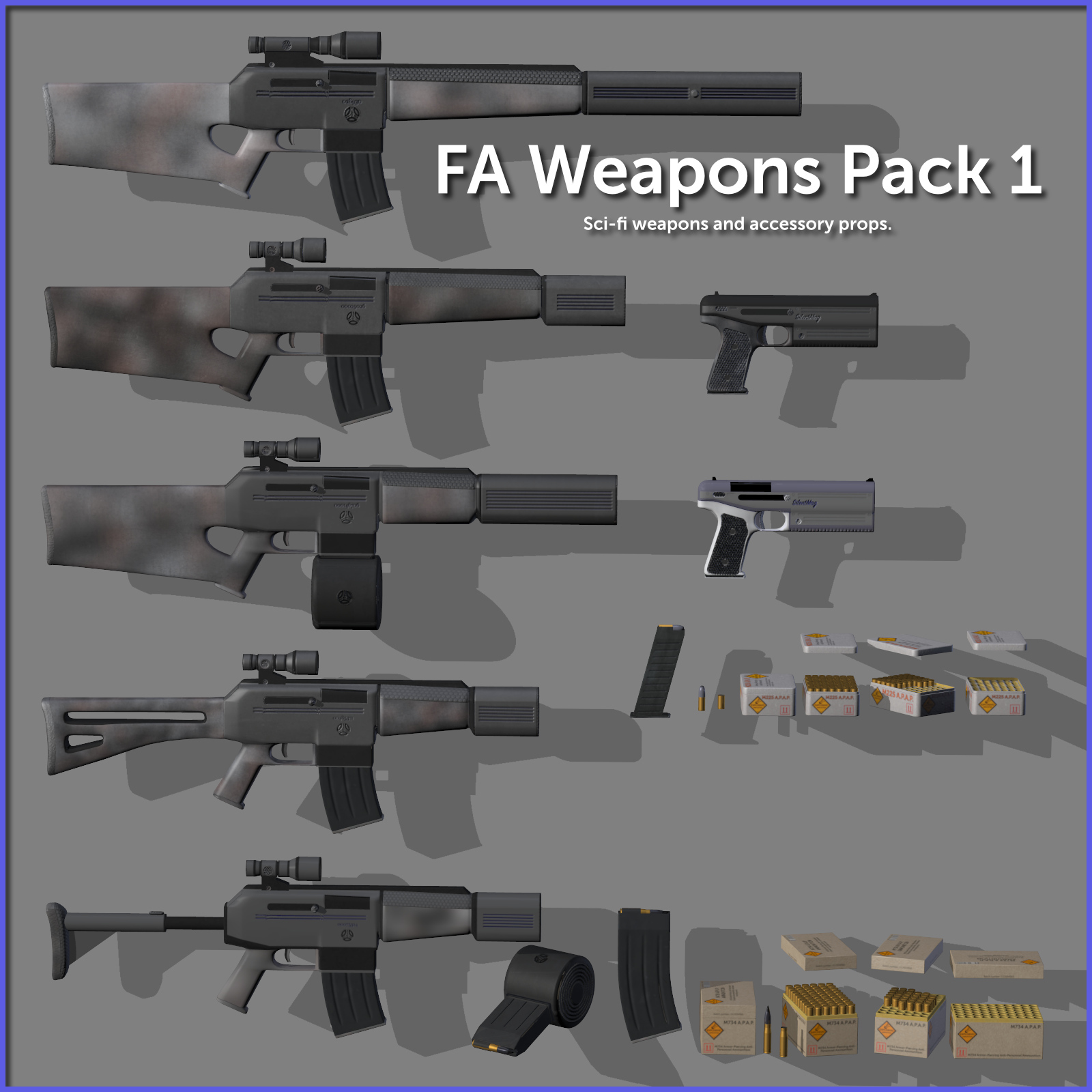 FA Weapons Pack 1 by N/A