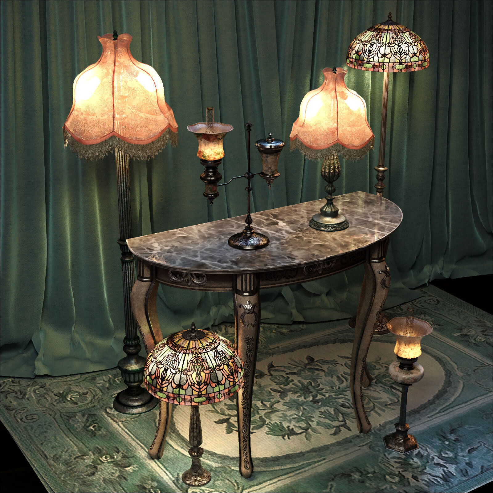 Shabby Vic Parlor 1 by N/A