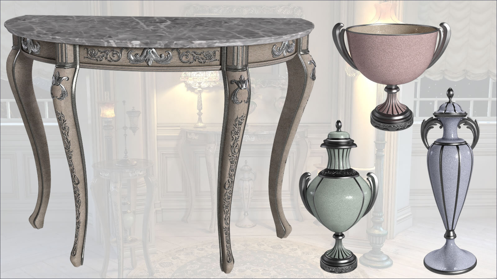 Shabby Vic Parlor 1 by N/A