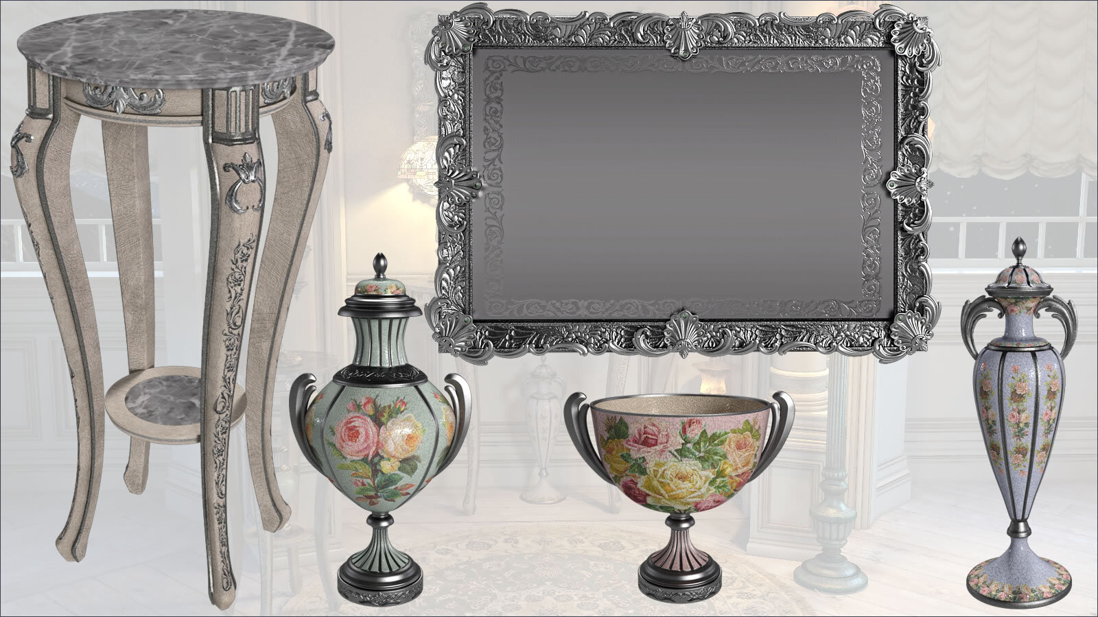 Shabby Vic Parlor 1 by N/A