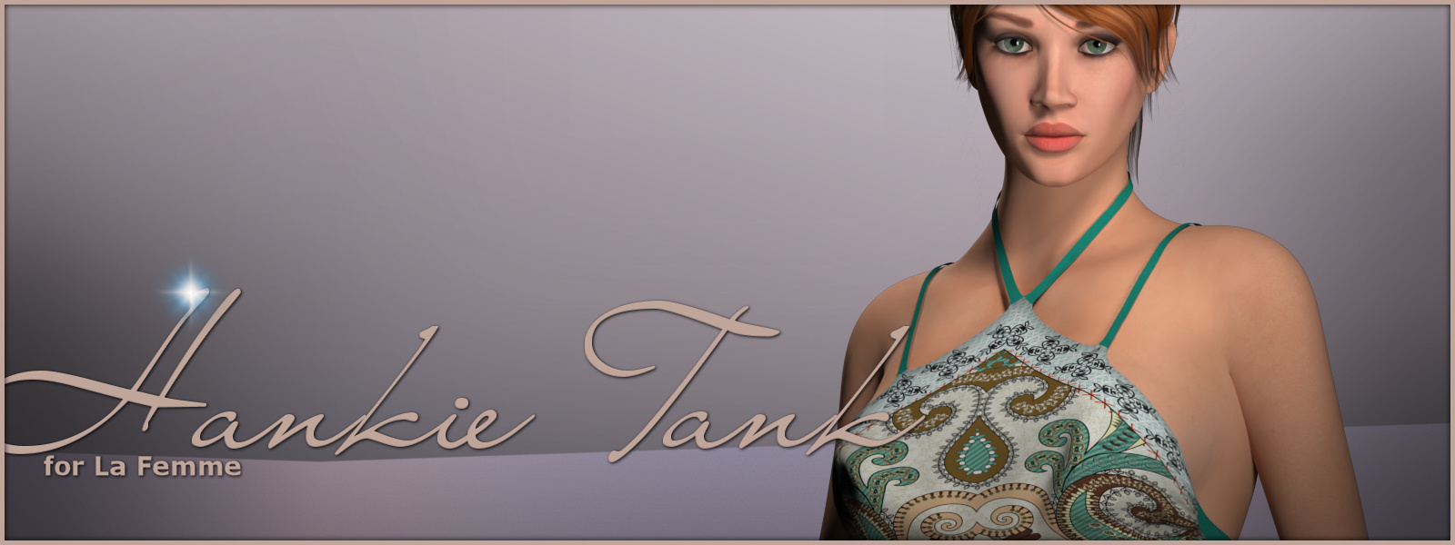 Dynamic Hankie Tank Outfit for La Femme by N/A