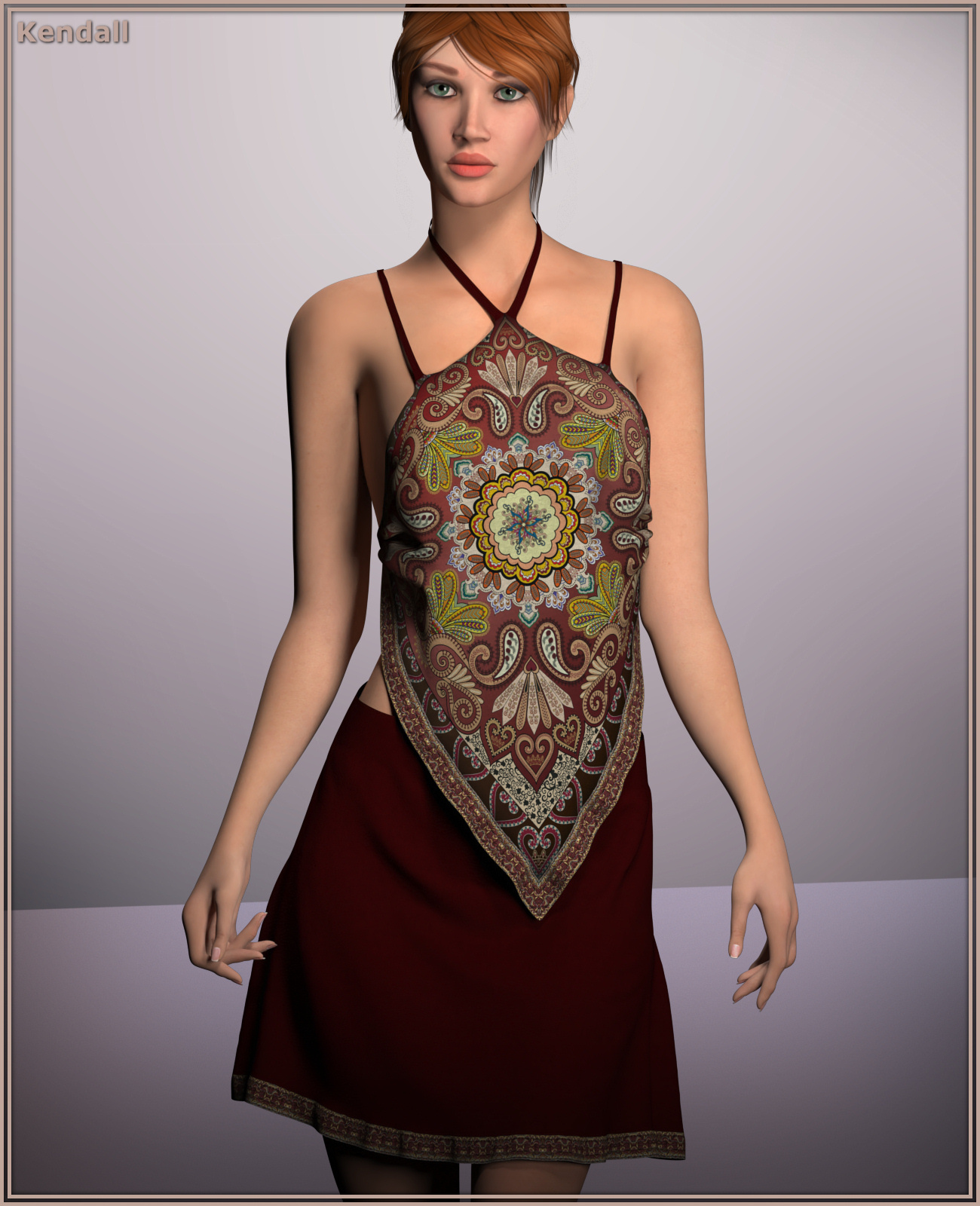 Dynamic Hankie Tank Outfit for La Femme by N/A
