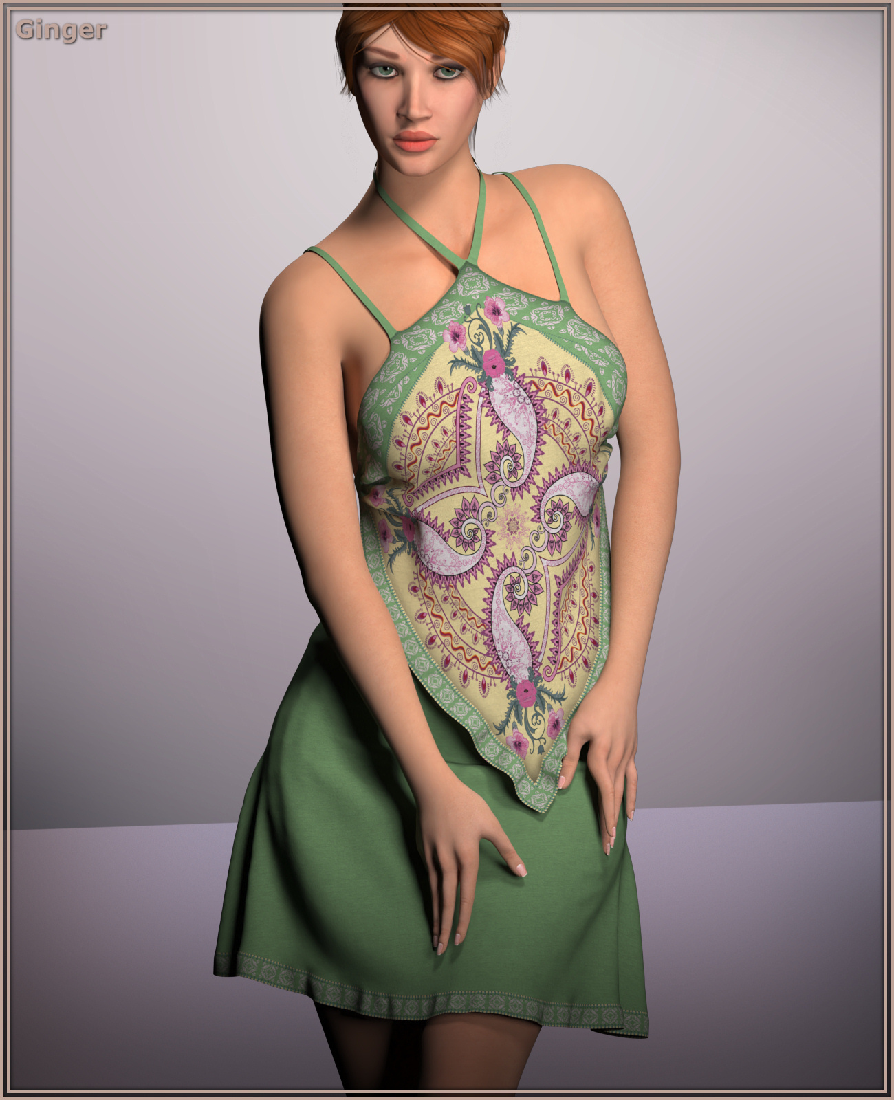 Dynamic Hankie Tank Outfit for La Femme by N/A