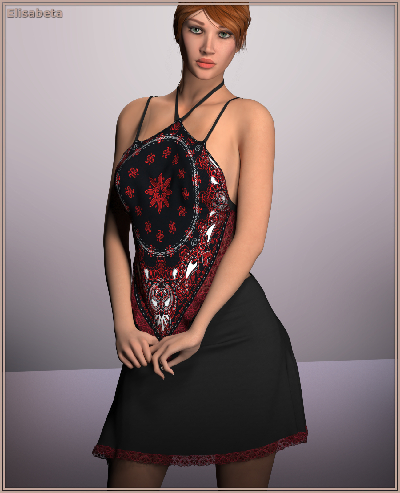Dynamic Hankie Tank Outfit for La Femme by N/A