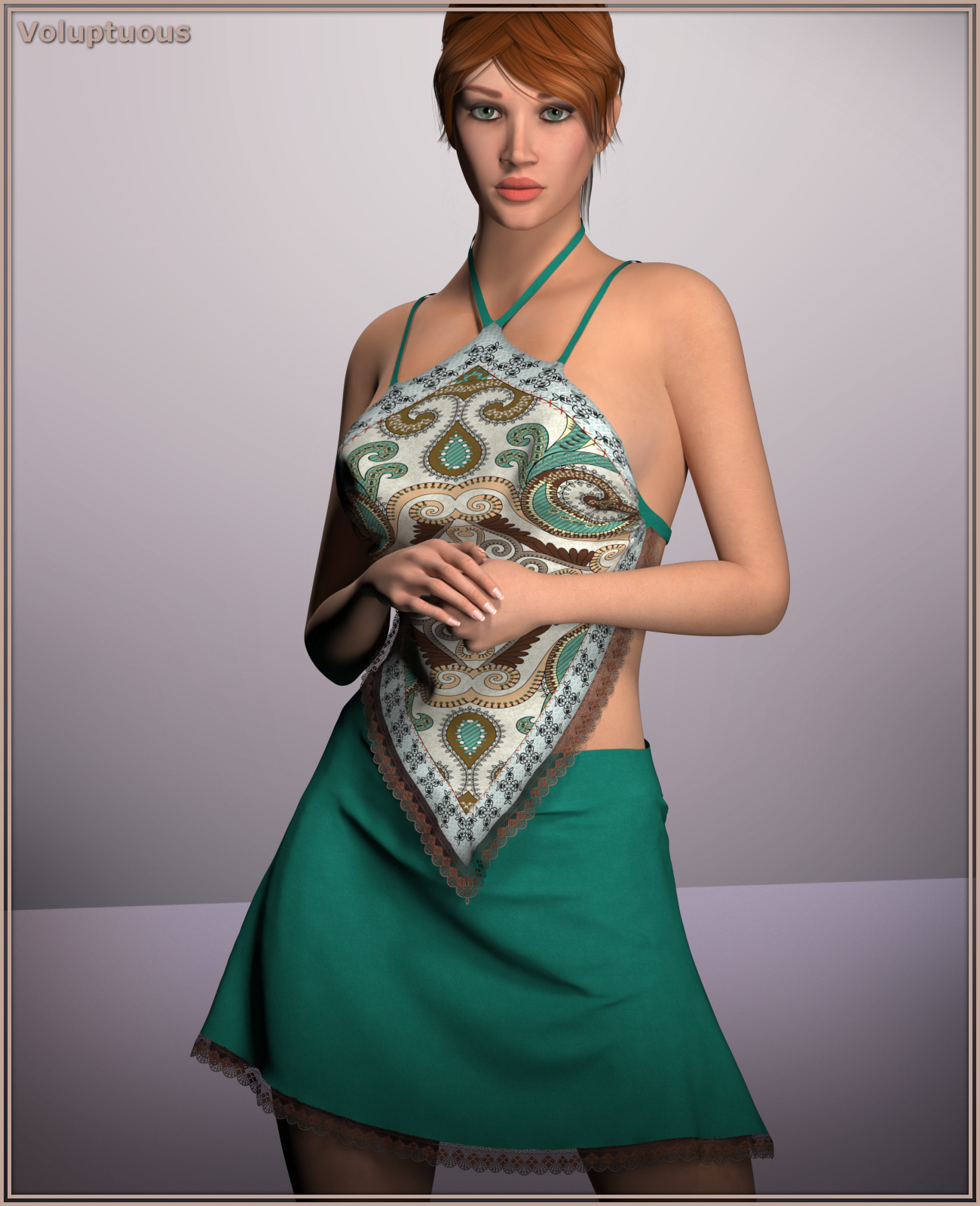 Dynamic Hankie Tank Outfit for La Femme by N/A