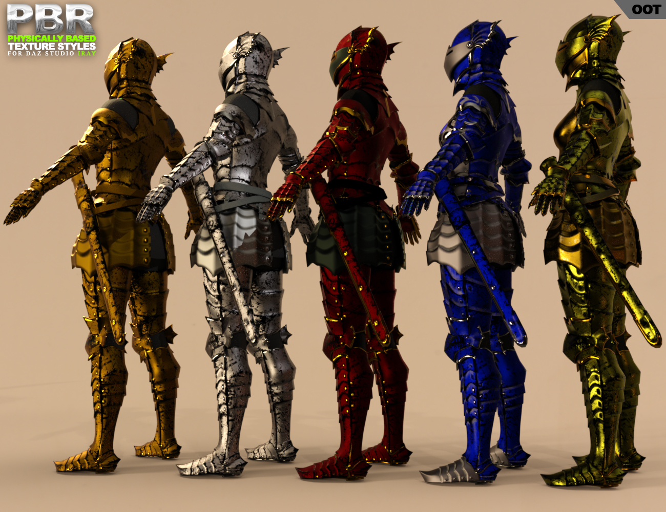 OOT PBR Texture Styles for The Knight Series Two by N/A