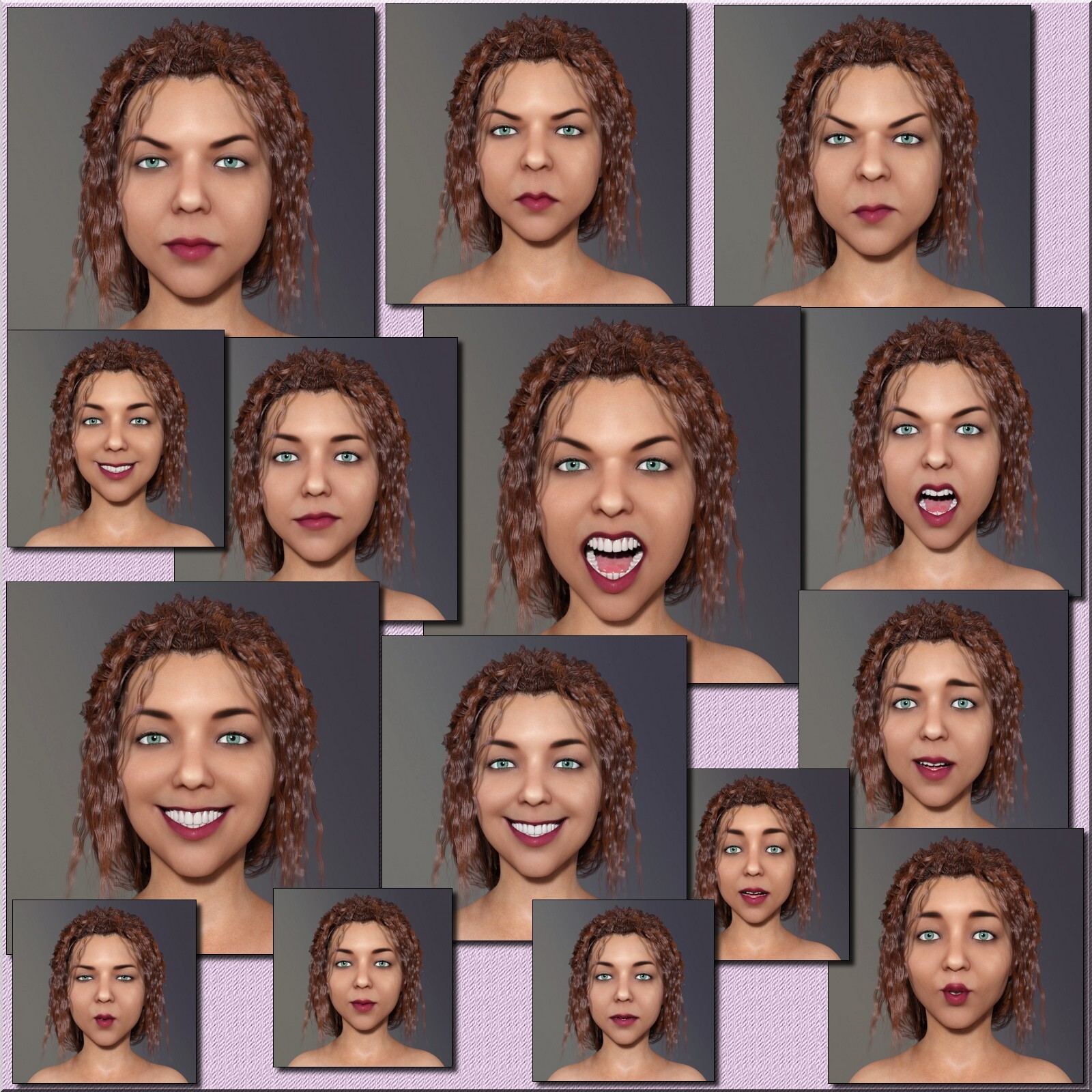 Expressions Pack 1 for G8 and 8.1 Female by N/A