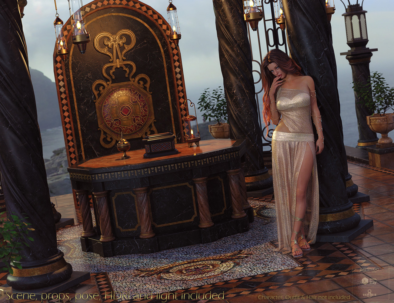 DMs Refuge for Daz Studio by N/A