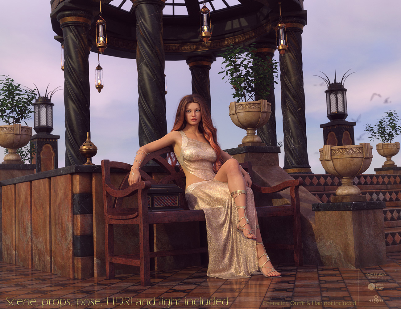 DMs Refuge for Daz Studio by N/A