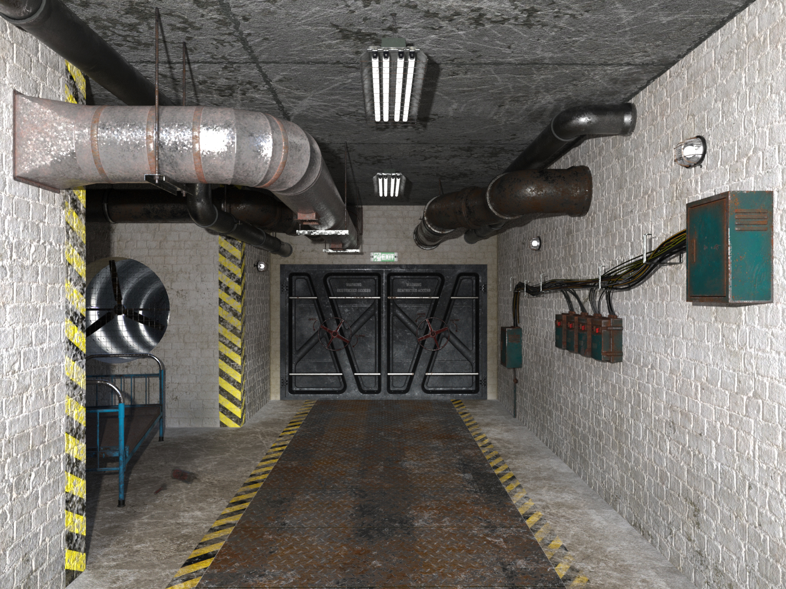 Old Bunker for DAZ and Poser by N/A