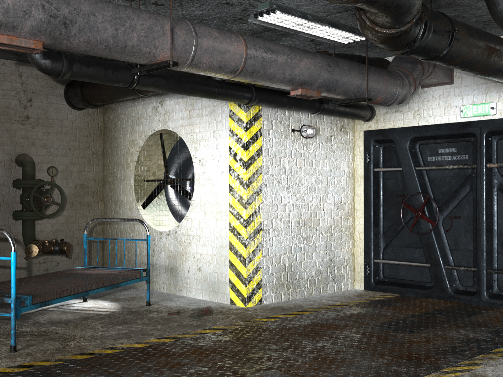 Old Bunker for DAZ and Poser by N/A
