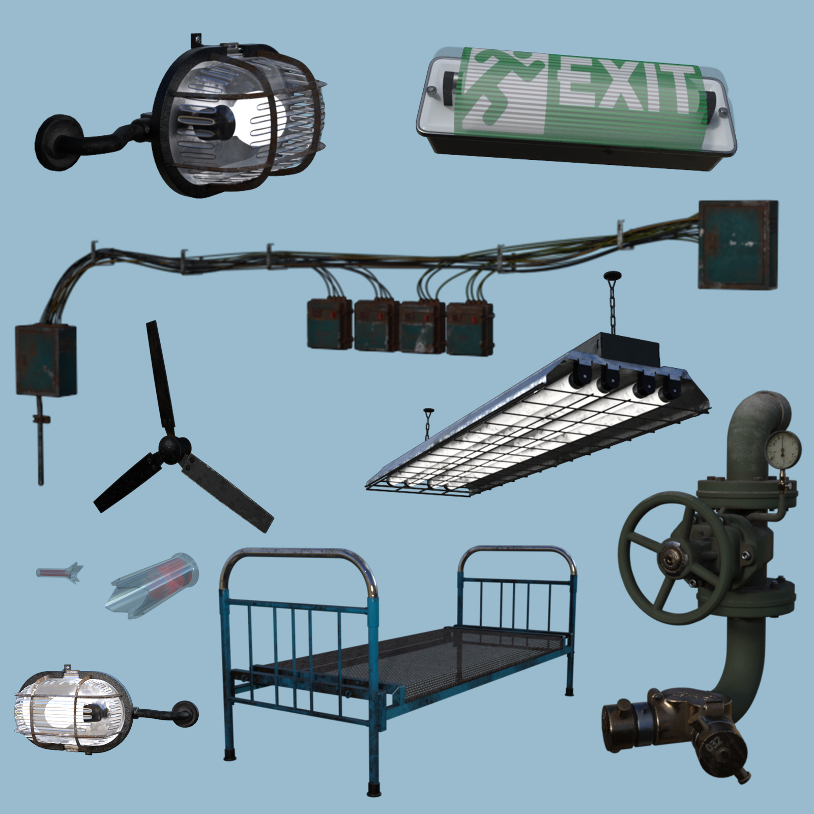 Old Bunker for DAZ and Poser by N/A