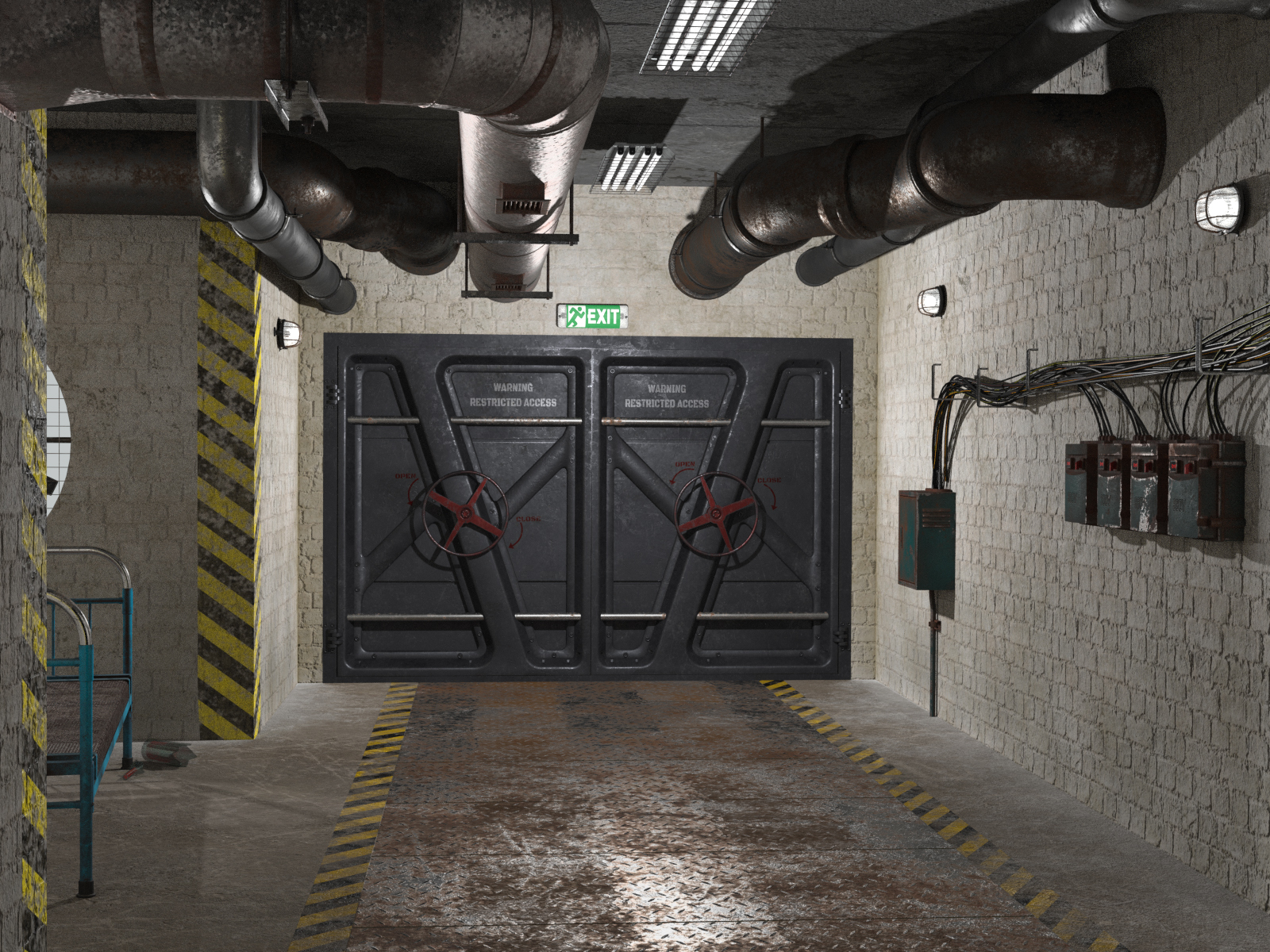 Old Bunker for DAZ and Poser by N/A